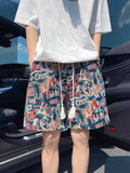 Graffiti Printed Streetwear Shorts (Men) | Daily Drift